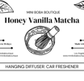 Honey Vanilla Matcha Car Scent: A Matcha-Infused Drive