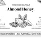 Almond Honey Bliss Soy Candle - Scented Delight for Your Space