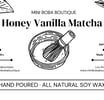 Handcrafted Honey Vanilla Matcha Candle: The Ultimate Gift for Matcha Enthusiasts