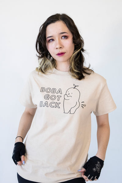 Boba Buddy Cartoon Graphic T-Shirt - Boba Tea Lover's Apparel