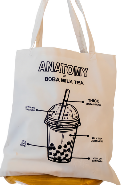 Boba Anatomy Tote bag